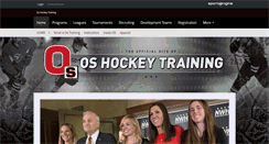 Desktop Screenshot of oshockey.com